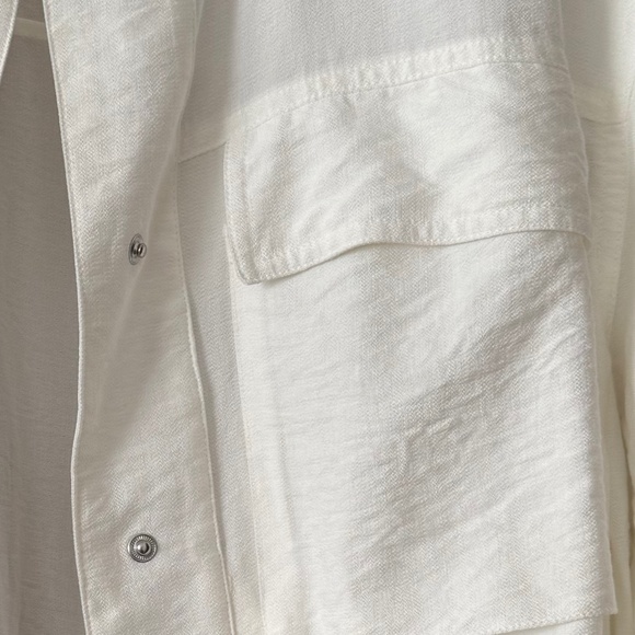 Vince Camuto Slouchy Bomber Jacket – New Ivory (Size L) - Picture 12 of 13